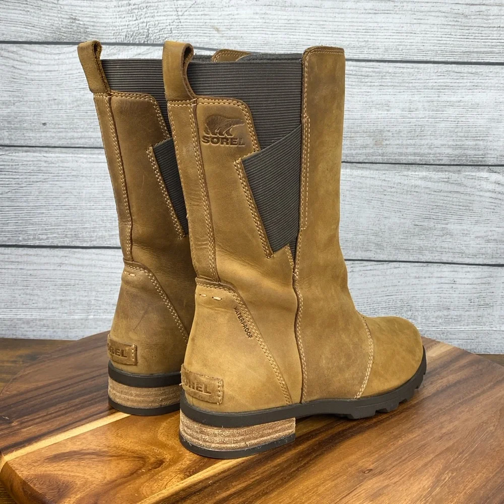 Sorel Emelie Mid Calf Nubuck Leather Waterproof Boot NL2679-286 Women’s Size 6.5